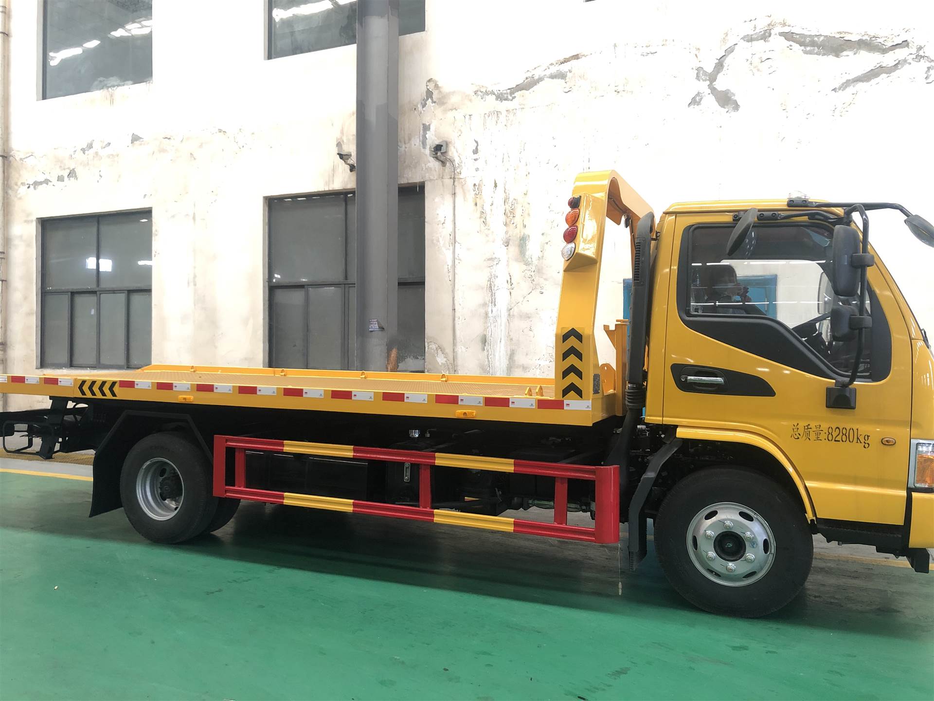 5吨清障车江淮骏铃3800轴距平板一拖二型