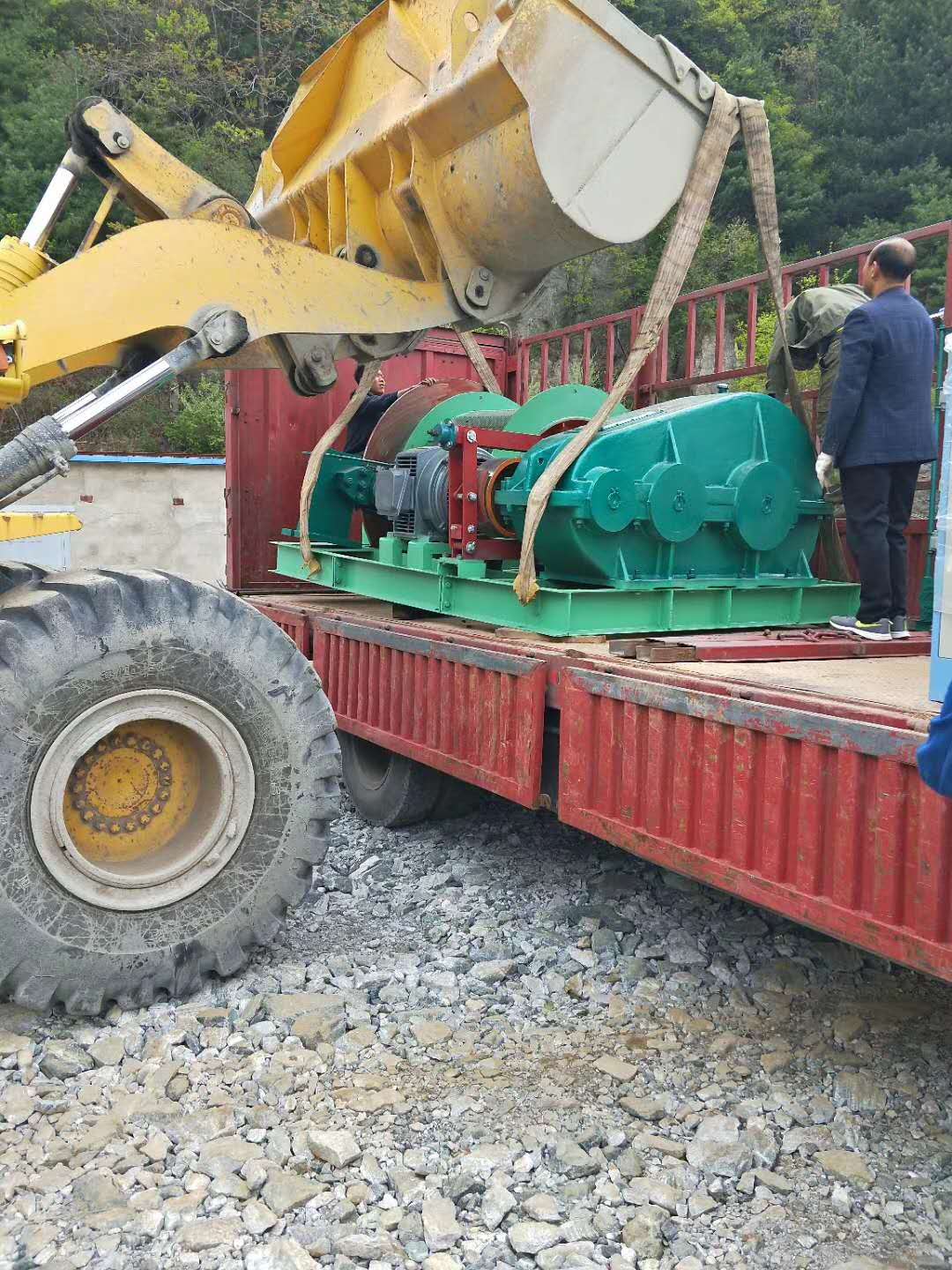 二手1.6米变频绞车 矿用提升机 卷扬机 保证质量