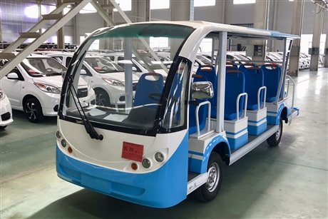 重慶14座電動旅游觀光車，景區(qū)接待車，展廳實物參考，優(yōu)選LEM電