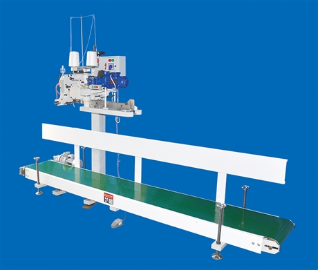 厂家直销lfs3000型自动折边输送缝包机组化肥面粉饲料缝包机械