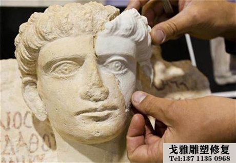 残缺雕像复原破损雕塑修复开裂雕像维修