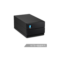 LaCie 16TB Type-C/USB3.1 Gen2 磁盘阵列 2big RAID 黑色典雅