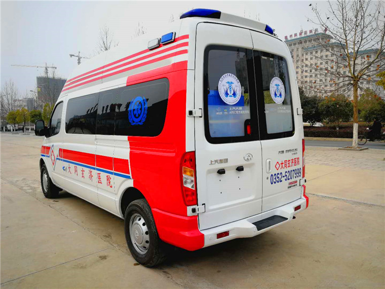 上汽大通v80长轴救护上汽大通救护车其智能化的整