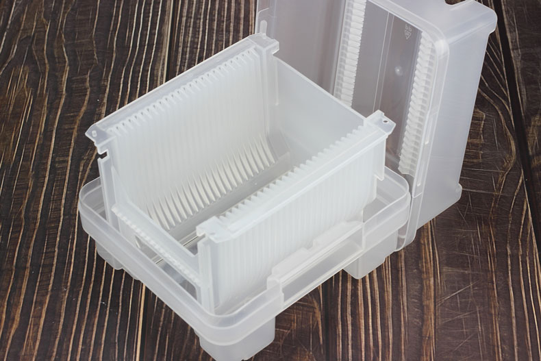 4英寸硅片盒半导体晶片盒切片花篮半导体ic专用晶圆盒