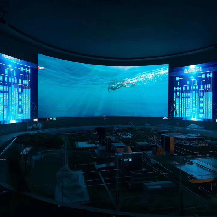 曲面led显示屏价格湛江led显示屏定制全彩弧形led电子屏厂家