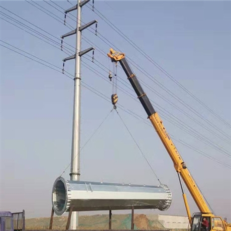 电力钢杆 12米热镀锌电力钢杆