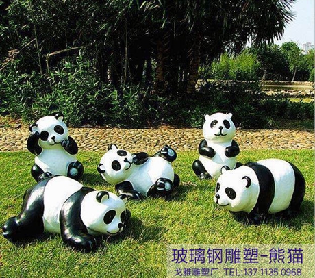 动物雕塑 卡通玻璃钢雕塑 玻璃钢雕塑制作 动物雕塑雕塑修复