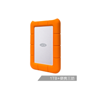 LaCie RuggedMini USB3.0/2.0 1TB金属2.5英寸移动硬盘