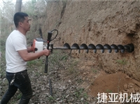 电杆挖坑机深度调节方便