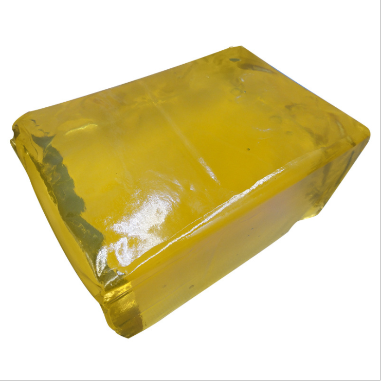 压敏胶厂家批发热熔胶块黄色透明胶块环保高粘度压敏型热熔胶