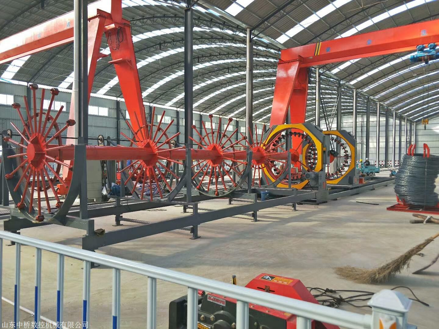 钢筋笼滚焊机中桥数控机械钢筋滚笼机数控钢筋笼滚轮机