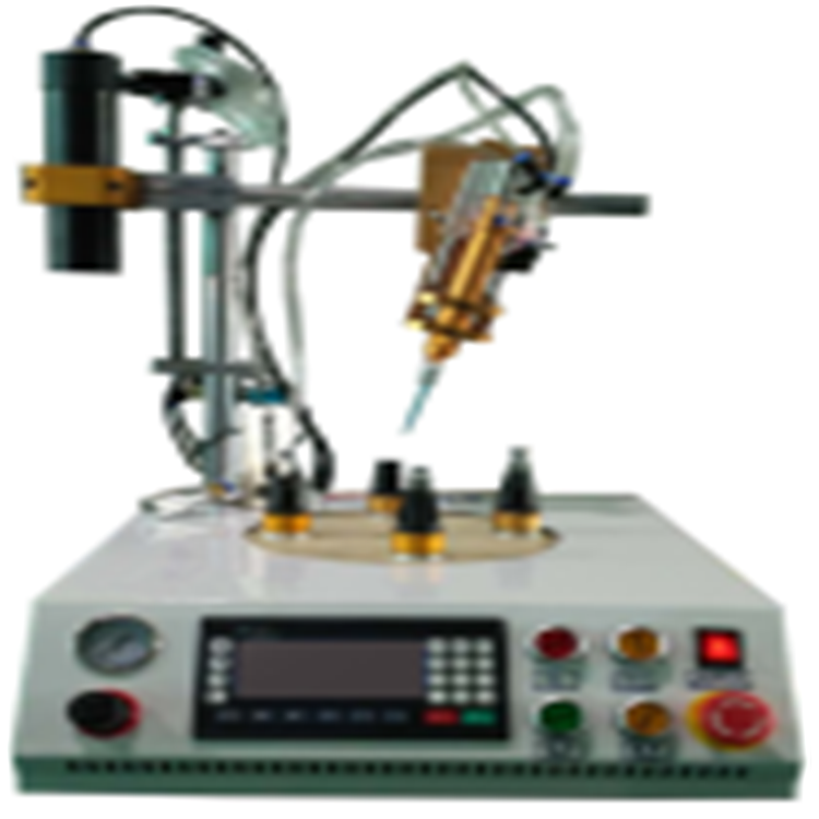 圆形四工位自动点胶机 、多方位全自动点胶机、深圳全自动点胶机