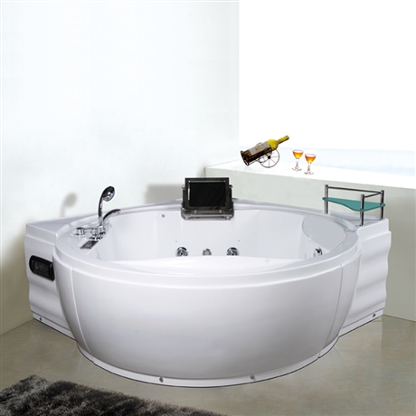 尚雷仕豪华恒温加热双人按摩浴缸