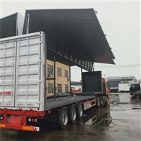 三桥飞翼厢式半挂车 11米翼开式厢式运输车  13.75米展翼式物流箱