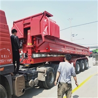 9.5米一体式后翻自卸挂车 标箱后翻拉砂石料自卸车