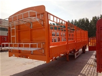 更新换代 2.55米宽仓栅式高栏半挂车 配置碟刹气囊桥