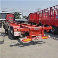 江苏13.95米骨架半挂车 集装箱半挂车厂家报价