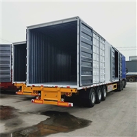 14米骨架式半挂车报价 鹅颈式集装箱骨架半挂车 报价尺寸