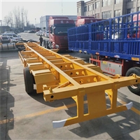 集装箱运输半挂车 二桥三轴骨架半挂车 新款轻量化