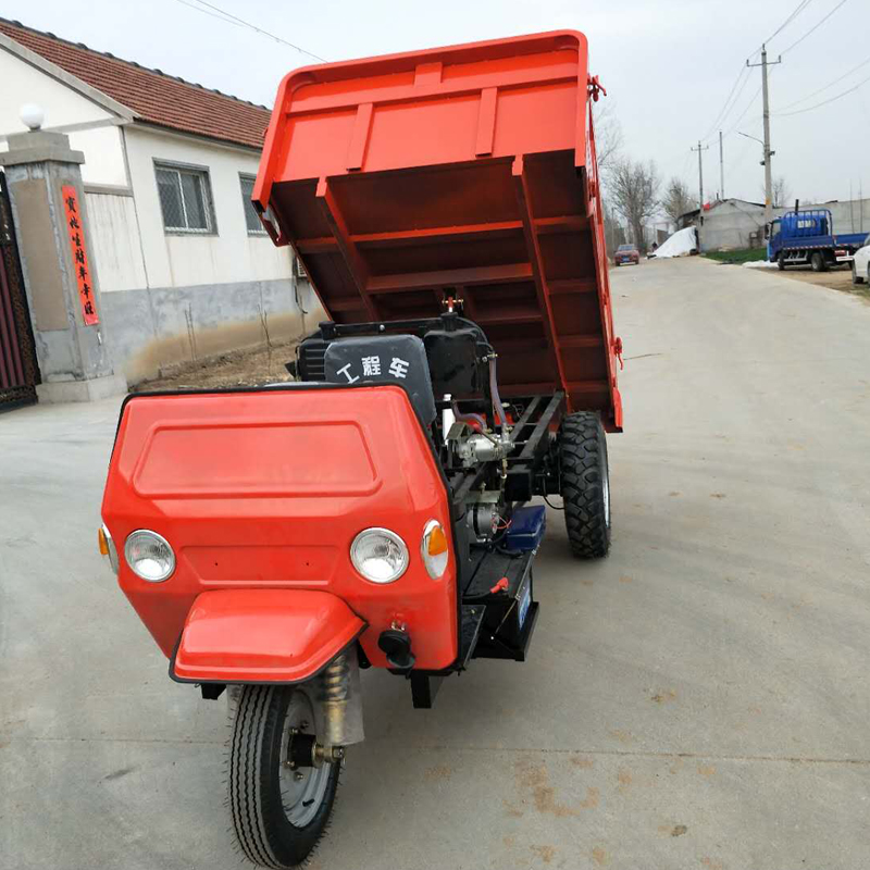 翻鬥自卸柴油車 工程柴油三輪車 農用三馬子 電啟動柴油三輪車