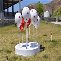 玻璃钢气球雕塑 婚庆活动道具雕塑