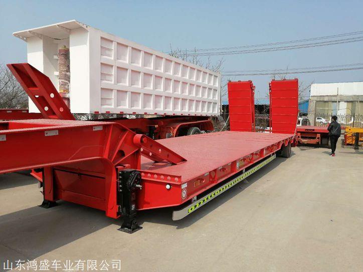 13.5米重型拖车运输大型挖掘机 生产厂家