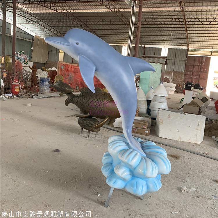玻璃钢动物雕塑 海洋动物雕塑 效果图 玻璃钢胸像雕塑