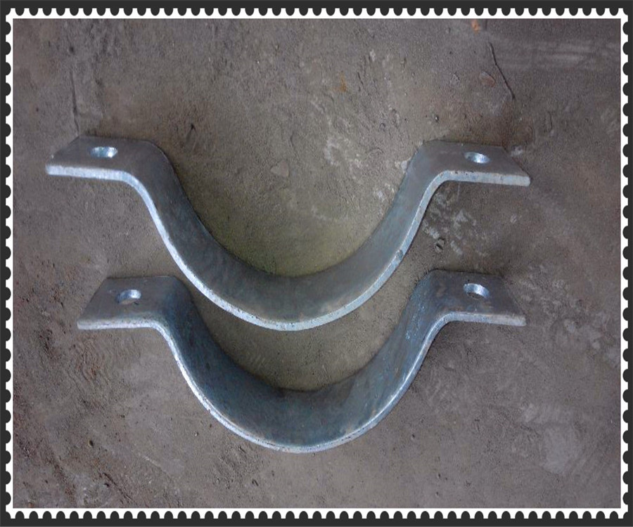 电力铁附件羊角抱箍 镀锌抱箍 电力抱箍大量现货批发