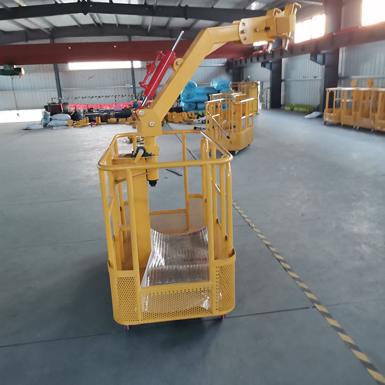 厂家直销吊车吊篮双人12米15米吊篮高空作业平台吊篮顶框
