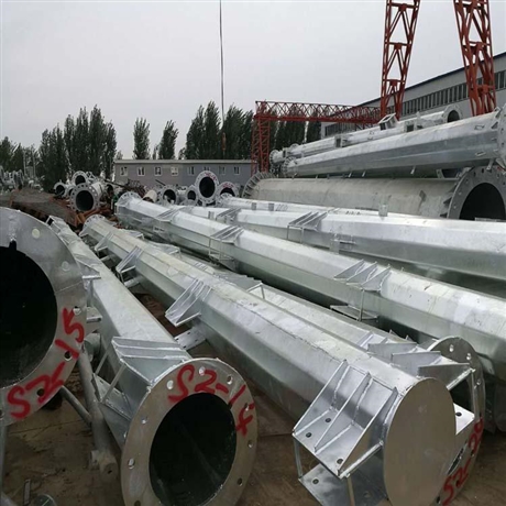 北方华伟钢管塔厂家批发镀锌钢管塔钢管塔基础打桩