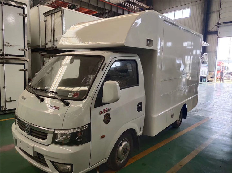 可做流动店铺国六后双轮移动配餐车