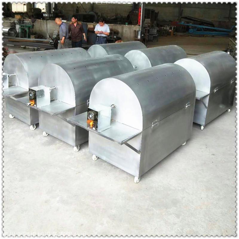 质量稳定自动翻转烤鸡翅机不锈钢烤全羊机