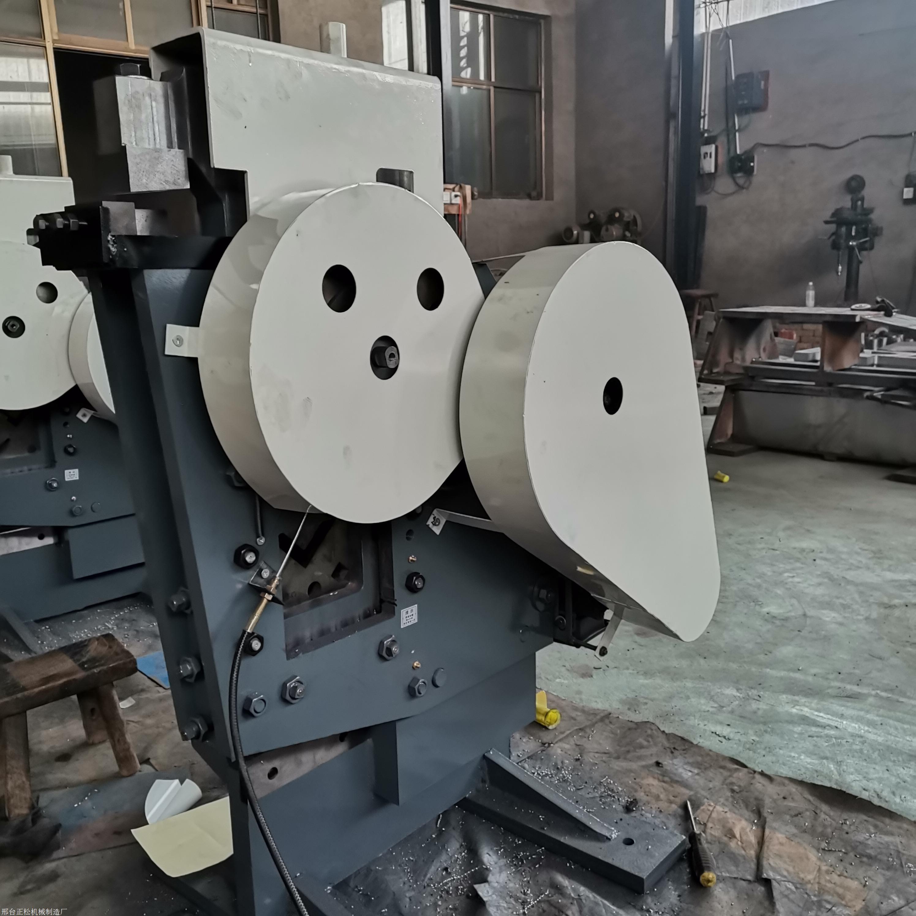 小型扁钢冲孔机 厂家直销 槽钢小型冲剪机 联合冲剪机