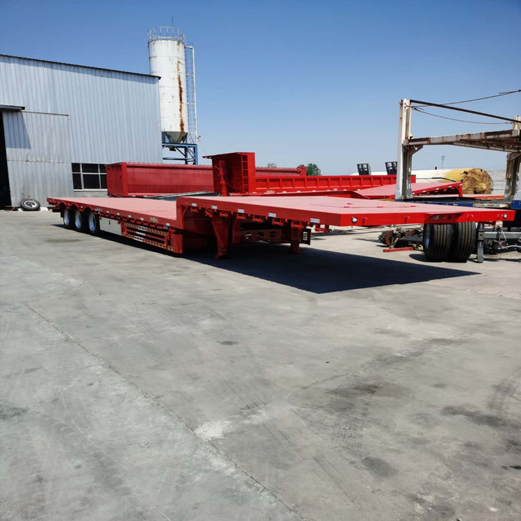 液压爬梯低平板半挂车 厂家直销