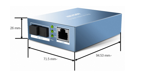 DS-3D01T-20E(SC) 海康威视1路SC口百兆光纤收发器