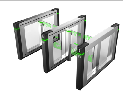 DH-ASGB810X-R 大华桥式直角摆闸单机芯左L单开孔，室内