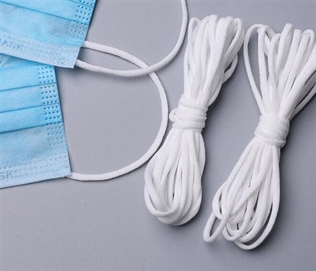 一次性医用口罩耳带3mm圆带 口罩松紧带 批发规格齐全