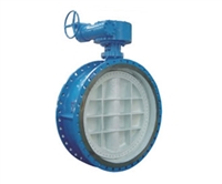 山东泽荣D71F4、D371F4型-对夹式衬氟蝶阀