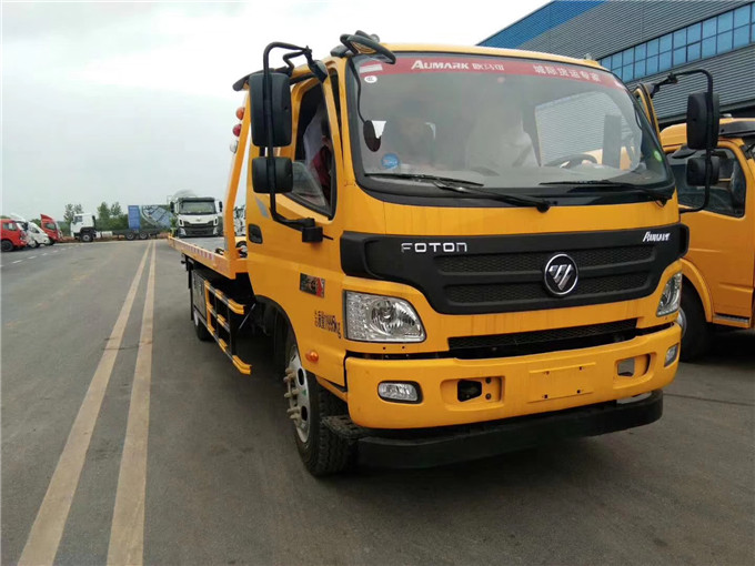 攀枝花一拖二清障车应急救援拖车