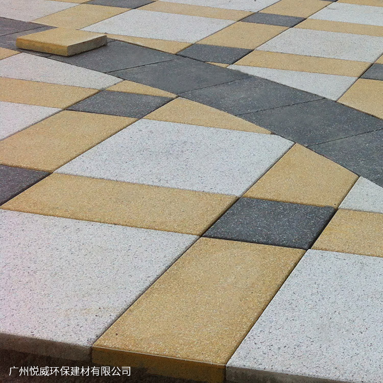 广州仿花岗岩pc砖路道牙黄金麻通体pc砖价格优惠厂价直销