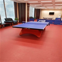 PVC运动地板 室内乒乓球地板