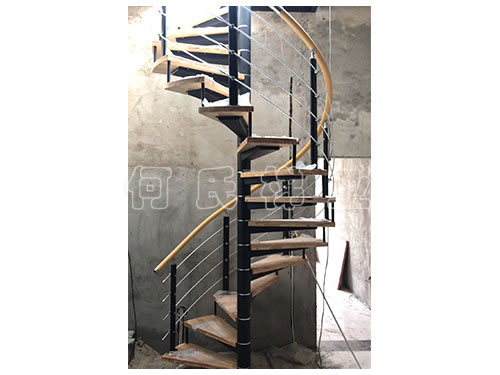 厂家直供酒店直梁钢木楼梯 直梁钢木楼梯加工