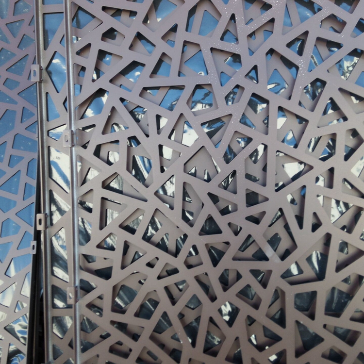 地铁口镂空雕刻铝板/图纸定制铝单板天津/激光镂孔铝幕墙板