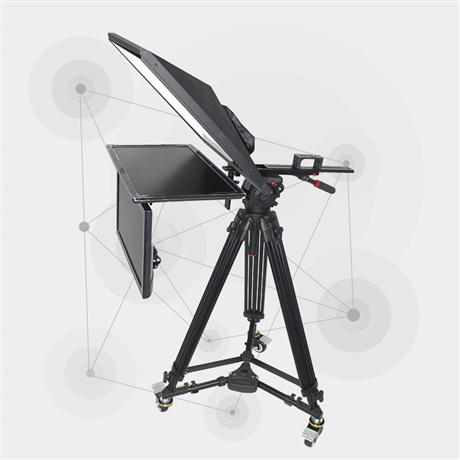 播音员提词器价格 21.5寸带监看播音文稿提示器