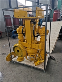 挖机液压抽沙泵 自己设计定做改装的