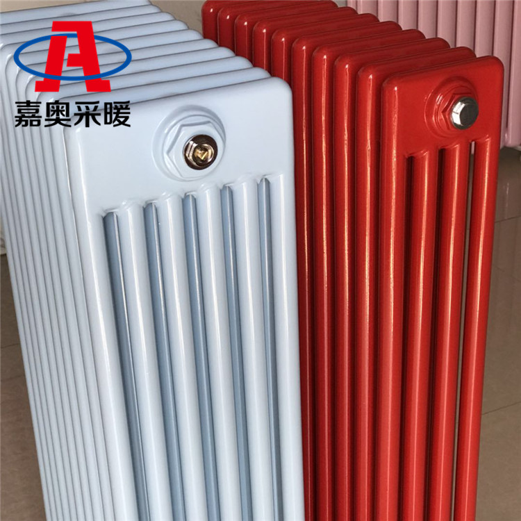 钢管柱型暖气片 GZ6-1200钢制柱散热器 嘉奥