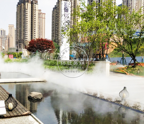 南京锦胜雾森商业街喷雾降温