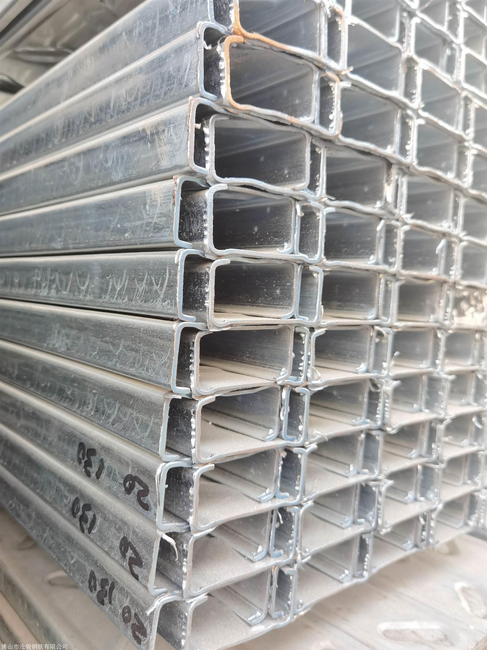 广东c型钢厂家 走线槽c型钢 加筋c型钢 双抱c型钢