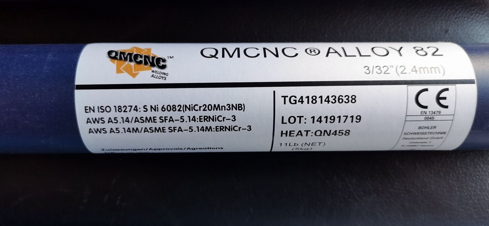 德国蒂森82焊丝ernicr-3镍基焊丝销售厂家