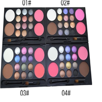 彩妆代工厂组合盘 16色眼影腮红化妆盒颜色可定制
